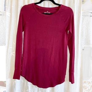 Maroon soft and sexy long sleeve
